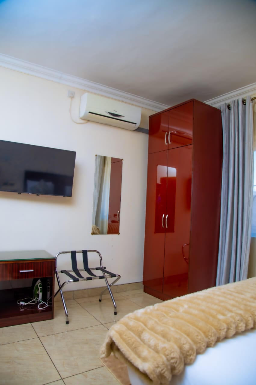 Room wardrobe and television
